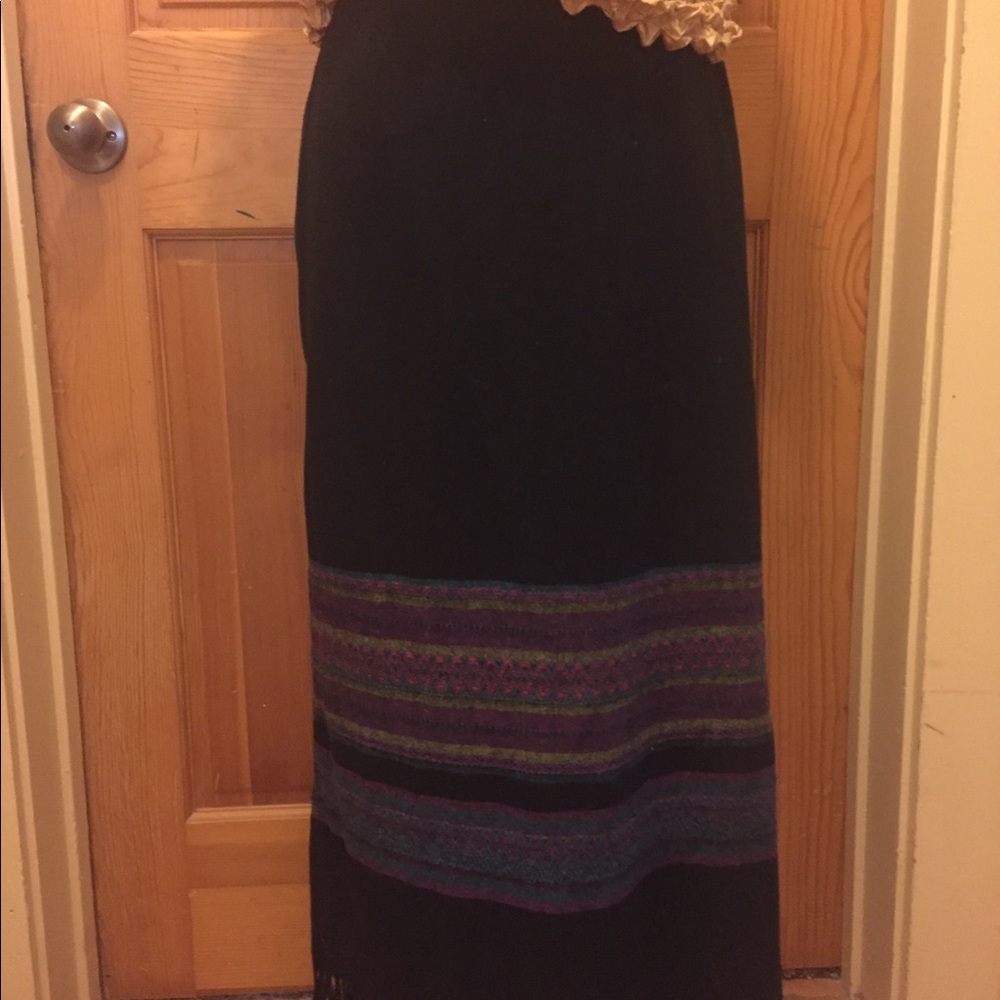 Michele fringed long skirt